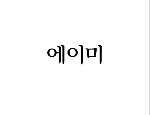 [월간 소묘] 2019년 십일월의 편지 – 에이미